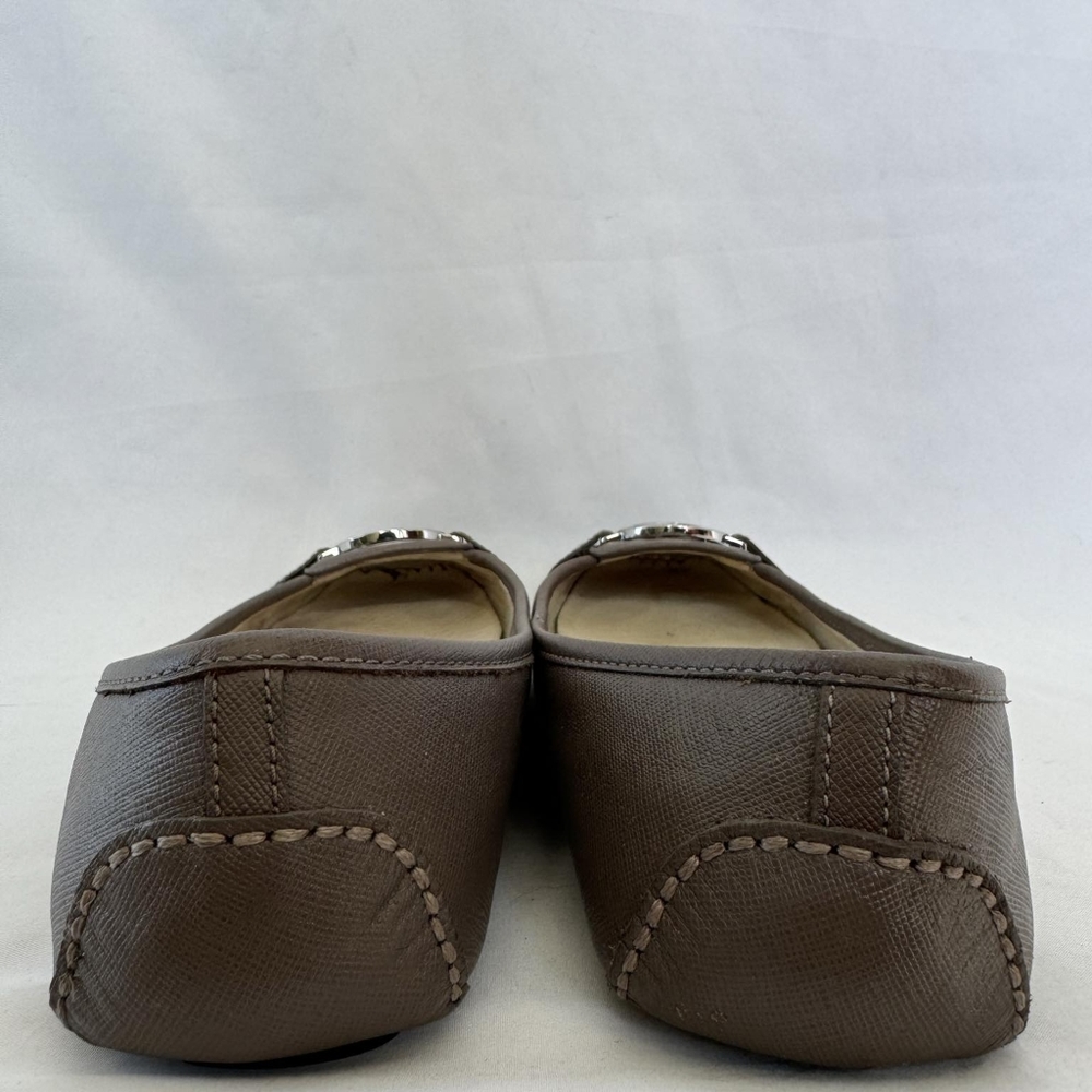 Michael Michael Kors Fulton Leather Moccasin Flats - Picture 7 of 8